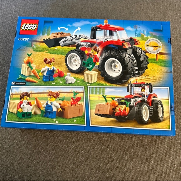 New Lego City Tractor Set #60287 with 144 Pieces - Picture 2 of 2